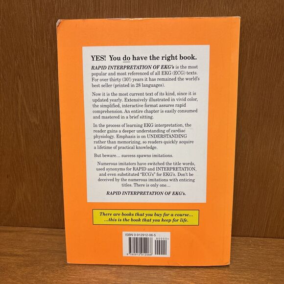 Rapid Interpretation of EKG's, Sixth Edition 6th Edition by Dale Dubin MD - Picture 3 of 6